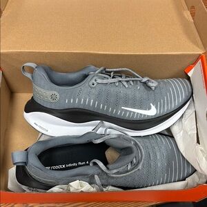 Nike React Infinity Run 4 TB Shoes - Gray/Black. Mens Size 12.